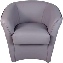 Carica l'immagine nel visualizzatore di Gallery, Poltrona Pozzetto Valentina, in Ecopelle, Vari Colori, 100% made in Italy