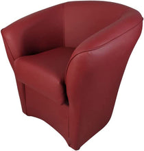 Carica l'immagine nel visualizzatore di Gallery, Poltrona Pozzetto Valentina, in Ecopelle, Vari Colori, 100% made in Italy