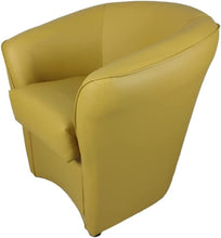 Carica l'immagine nel visualizzatore di Gallery, Poltrona Pozzetto Valentina, in Ecopelle, Vari Colori, 100% made in Italy