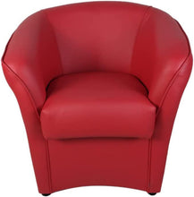 Carica l'immagine nel visualizzatore di Gallery, Poltrona Pozzetto Valentina, in Ecopelle, Vari Colori, 100% made in Italy