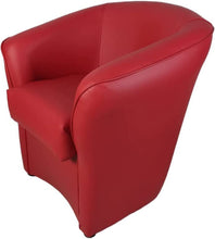 Carica l'immagine nel visualizzatore di Gallery, Poltrona Pozzetto Valentina, in Ecopelle, Vari Colori, 100% made in Italy