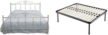 Carica l'immagine nel visualizzatore di Gallery, Letto Matrimoniale, in Ferro BATTUTO, Modello Tiziano, Vari Colori Disponibili, 100% MADE IN ITALY