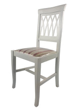 Carica l'immagine nel visualizzatore di Gallery, Sedia Griglia, in Legno Massello, Vari Colori e Sedute, Ordine Minimo 2 Pezzi