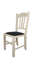 Carica l'immagine nel visualizzatore di Gallery, Sedia Silvana, Seduta IMBOTTITA, in Legno Massello, Vari Colori Disponibili, 100% Made in Italy, Ordine Minimo 2 Pezzi