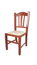 Carica l'immagine nel visualizzatore di Gallery, Sedia Silvana, Seduta IMBOTTITA, in Legno Massello, Vari Colori Disponibili, 100% Made in Italy, Ordine Minimo 2 Pezzi