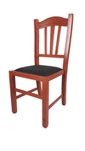 Carica l'immagine nel visualizzatore di Gallery, Sedia Silvana, Seduta IMBOTTITA, in Legno Massello, Vari Colori Disponibili, 100% Made in Italy, Ordine Minimo 2 Pezzi