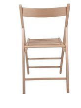 Carica l'immagine nel visualizzatore di Gallery, Set da 4 Sedie Pieghevoli, in Legno di Faggio, Robuste Casa Interno Giardino, 100% Made in Italy