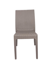 Carica l'immagine nel visualizzatore di Gallery, Sedia Selene, in Resina, Simil Rattan, Vari Colori, Esterno, Giardino, Alta qualità, Impilabile