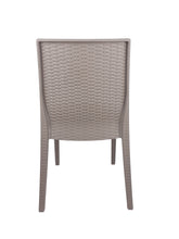 Carica l'immagine nel visualizzatore di Gallery, Sedia Selene, in Resina, Simil Rattan, Vari Colori, Esterno, Giardino, Alta qualità, Impilabile