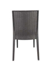 Carica l'immagine nel visualizzatore di Gallery, Sedia Selene, in Resina, Simil Rattan, Vari Colori, Esterno, Giardino, Alta qualità, Impilabile