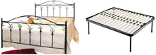 Carica l'immagine nel visualizzatore di Gallery, Letto 1 Piazza e Mezza, in Ferro BATTUTO, Modello Lancia, Vari Colori, 100% MADE IN ITALY