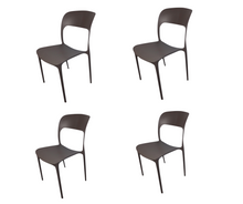 Carica l'immagine nel visualizzatore di Gallery, Sedia Luna DESIGN top per Esterno ed Interno, Impilabile, qualità Super