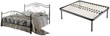 Carica l'immagine nel visualizzatore di Gallery, Letto 1 Piazza e Mezza, in Ferro BATTUTO, Modello Cuore, Vari Colori, 100% MADE IN ITALY