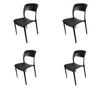 Carica l'immagine nel visualizzatore di Gallery, Sedia Luna DESIGN top per Esterno ed Interno, Impilabile, qualità Super