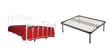 Carica l'immagine nel visualizzatore di Gallery, Letto Matrimoniale, Ferro BATTUTO, Modello Lancia, Vari Colori, 100% Made in Italy