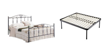 Carica l'immagine nel visualizzatore di Gallery, Letto Matrimoniale, in Ferro BATTUTO, Modello Tiziano, Vari Colori Disponibili, 100% MADE IN ITALY