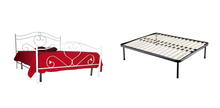 Carica l'immagine nel visualizzatore di Gallery, Letto 1 Piazza e Mezza, in Ferro BATTUTO, Modello Cuore, Vari Colori, 100% MADE IN ITALY