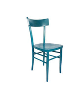 Carica l'immagine nel visualizzatore di Gallery, Sedia Milano, Storica e Vintage, in Legno Massello, Vari Colori Disponibili, Ristorante Casa Cucina Sala Interno, 100% Made in Italy, ORDINE MINIMO 2 PEZZI