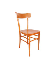 Carica l'immagine nel visualizzatore di Gallery, Sedia Milano, Storica e Vintage, in Legno Massello, Vari Colori Disponibili, Ristorante Casa Cucina Sala Interno, 100% Made in Italy, ORDINE MINIMO 2 PEZZI