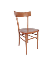 Carica l'immagine nel visualizzatore di Gallery, Sedia Milano, Storica e Vintage, in Legno Massello, Vari Colori Disponibili, Ristorante Casa Cucina Sala Interno, 100% Made in Italy, ORDINE MINIMO 2 PEZZI