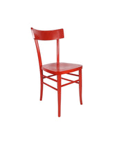 Carica l'immagine nel visualizzatore di Gallery, Sedia Milano, Storica e Vintage, in Legno Massello, Vari Colori Disponibili, Ristorante Casa Cucina Sala Interno, 100% Made in Italy, ORDINE MINIMO 2 PEZZI