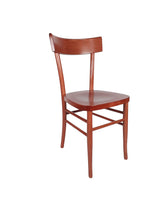 Carica l'immagine nel visualizzatore di Gallery, Sedia Milano, Storica e Vintage, in Legno Massello, Vari Colori Disponibili, Ristorante Casa Cucina Sala Interno, 100% Made in Italy, ORDINE MINIMO 2 PEZZI