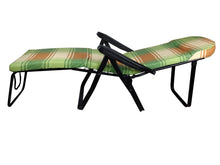 Carica l'immagine nel visualizzatore di Gallery, Poltrona Sdraio Pompei, Telaio in Ferro Imbottito, Comoda, Reclinabile in 6 Posizioni, Pieghevole PIC- Nic Esterno Interno 100% Made in Italy