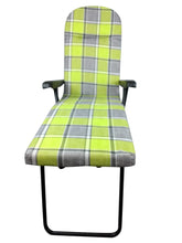 Carica l'immagine nel visualizzatore di Gallery, Poltrona Sdraio Pompei, Telaio in Ferro Imbottito, Comoda, Reclinabile in 6 Posizioni, Pieghevole PIC- Nic Esterno Interno 100% Made in Italy