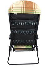 Carica l'immagine nel visualizzatore di Gallery, Poltrona Sdraio Pompei, Telaio in Ferro Imbottito, Comoda, Reclinabile in 6 Posizioni, Pieghevole PIC- Nic Esterno Interno 100% Made in Italy