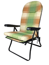 Carica l'immagine nel visualizzatore di Gallery, Poltrona Sdraio Pompei, Telaio in Ferro Imbottito, Comoda, Reclinabile in 6 Posizioni, Pieghevole PIC- Nic Esterno Interno 100% Made in Italy