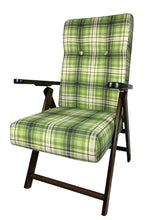 Carica l'immagine nel visualizzatore di Gallery, Poltrona Molisana, in Legno, Sdraio Reclinabile in 4 Posizioni, Alta qualità, 100% Made in Italy