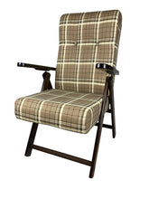 Carica l'immagine nel visualizzatore di Gallery, Poltrona Molisana, in Legno, Sdraio Reclinabile in 4 Posizioni, Alta qualità, 100% Made in Italy