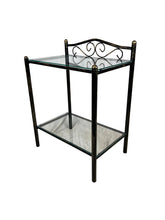 Carica l'immagine nel visualizzatore di Gallery, Comodini in Ferro Battuto, Vari Modelli e Colori, ALTA QUALITA', Base Letto Camera 100% MADE IN ITALY