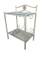 Carica l'immagine nel visualizzatore di Gallery, Comodini in Ferro Battuto, Vari Modelli e Colori, ALTA QUALITA', Base Letto Camera 100% MADE IN ITALY