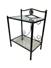 Carica l'immagine nel visualizzatore di Gallery, Comodini in Ferro Battuto, Vari Modelli e Colori, ALTA QUALITA', Base Letto Camera 100% MADE IN ITALY