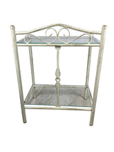 Carica l'immagine nel visualizzatore di Gallery, Comodini in Ferro Battuto, Vari Modelli e Colori, ALTA QUALITA', Base Letto Camera 100% MADE IN ITALY