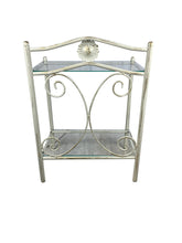 Carica l'immagine nel visualizzatore di Gallery, Comodini in Ferro Battuto, Vari Modelli e Colori, ALTA QUALITA', Base Letto Camera 100% MADE IN ITALY