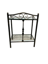 Carica l'immagine nel visualizzatore di Gallery, Comodini in Ferro Battuto, Vari Modelli e Colori, ALTA QUALITA', Base Letto Camera 100% MADE IN ITALY