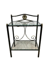 Carica l'immagine nel visualizzatore di Gallery, Comodini in Ferro Battuto, Vari Modelli e Colori, ALTA QUALITA', Base Letto Camera 100% MADE IN ITALY