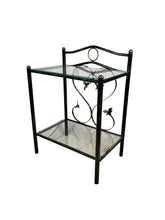 Carica l'immagine nel visualizzatore di Gallery, Comodini in Ferro Battuto, Vari Modelli e Colori, ALTA QUALITA', Base Letto Camera 100% MADE IN ITALY