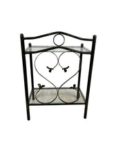 Carica l'immagine nel visualizzatore di Gallery, Comodini in Ferro Battuto, Vari Modelli e Colori, ALTA QUALITA', Base Letto Camera 100% MADE IN ITALY