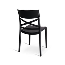Carica l'immagine nel visualizzatore di Gallery, Sedam Set 4 Sedie da Giardino in Polipropilene Alba antracite