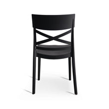 Carica l'immagine nel visualizzatore di Gallery, Sedam Set 4 Sedie da Giardino in Polipropilene Alba antracite