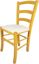 Carica l'immagine nel visualizzatore di Gallery, Sedia Venezia Paesana, SEDUTA IMBOTTITA, in Legno Massello, Vari Colori, Alta qualità, Ordine Minimo 2 Pezzi