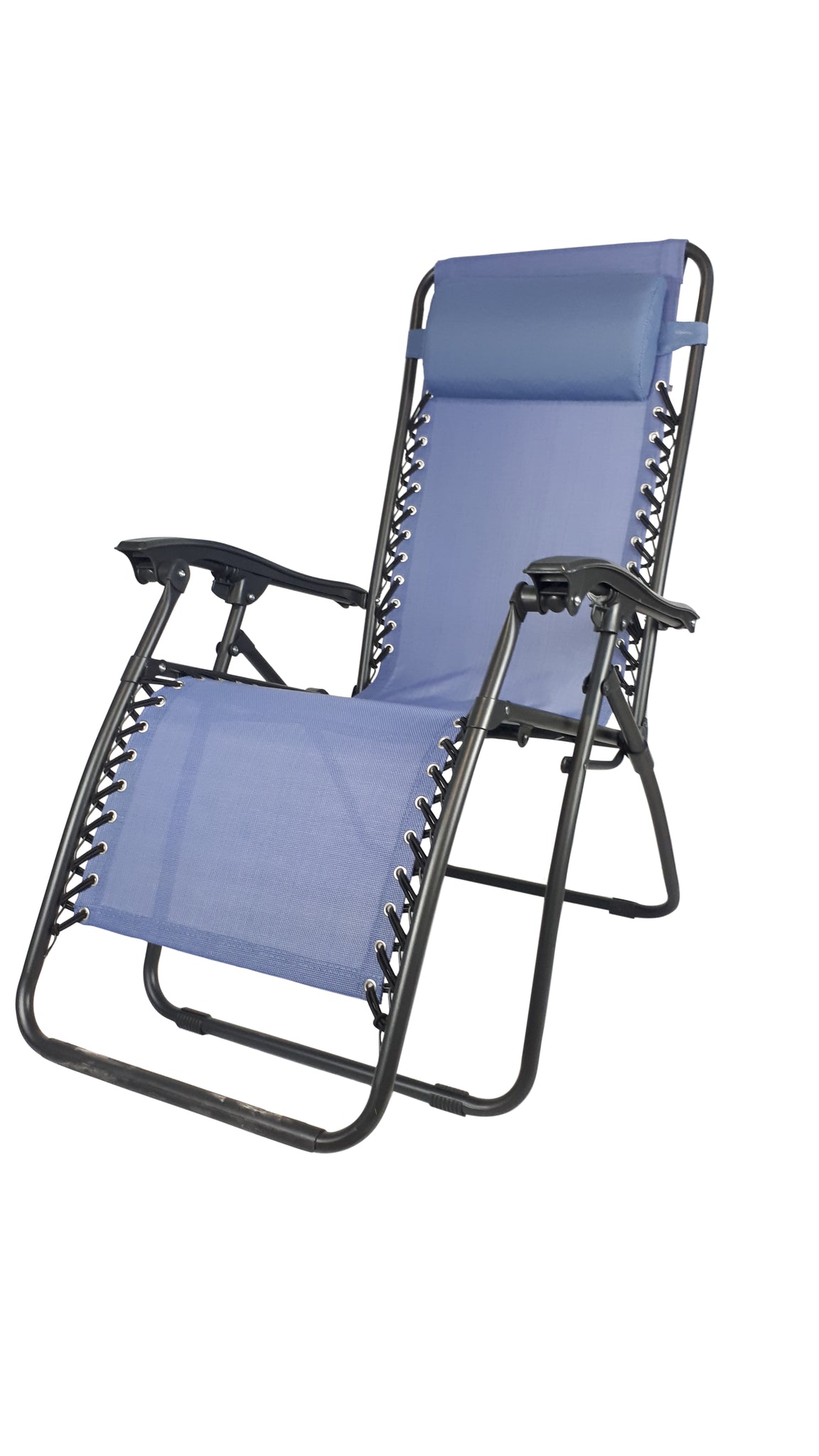 Set 3 Sdraio Pieghevoli Da Giardino - Grigio, Portabicchieri - Per Piscina E Balcone - Foto 6