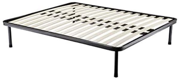 Rete Ortopedica, per Letto 1 Piazza e Mezza, 120×190, con Piedini, 100% Made in Italy, Estremamente Resistente, Alta qualità